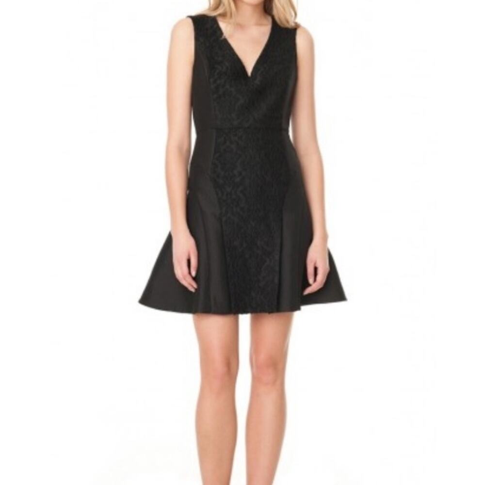 Tibi worth embroidered mini dress lbd